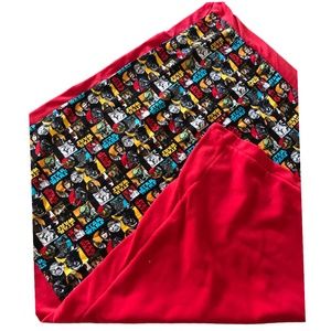 Handmade Star Wars lap blanket